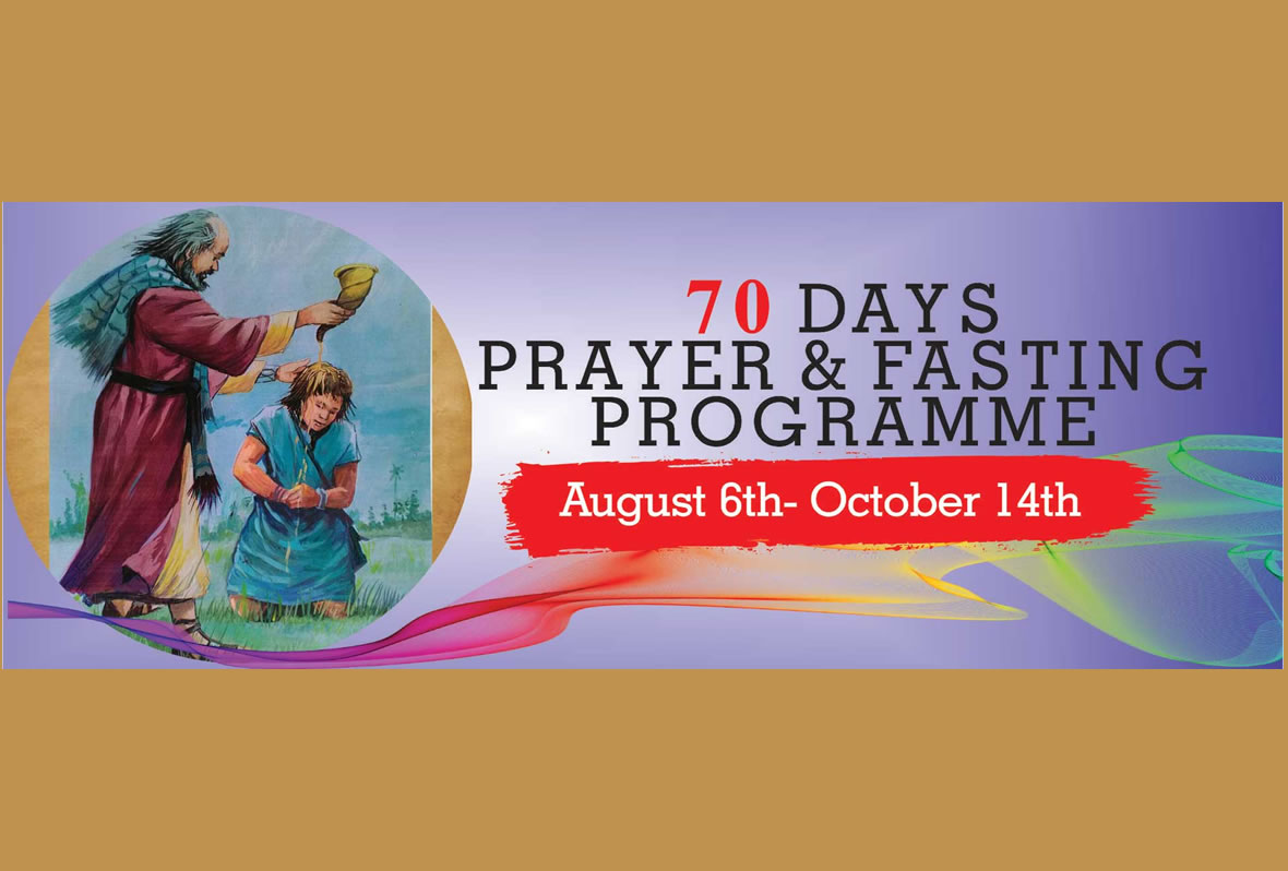 70 Days Prayer & Fasting Program MFM WEST/PACIFIC ZONAL HQ USA